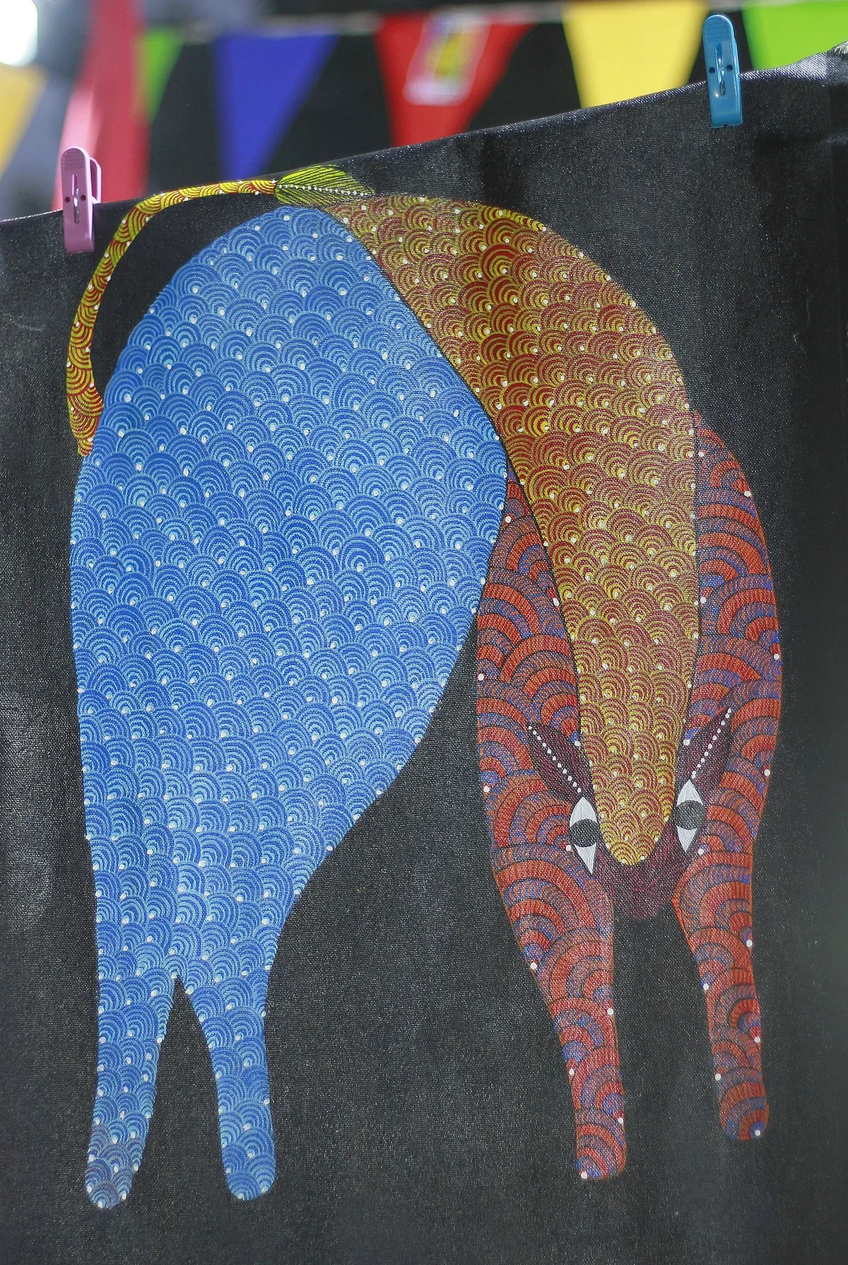 Gond art of India — high resolution tribal painting
