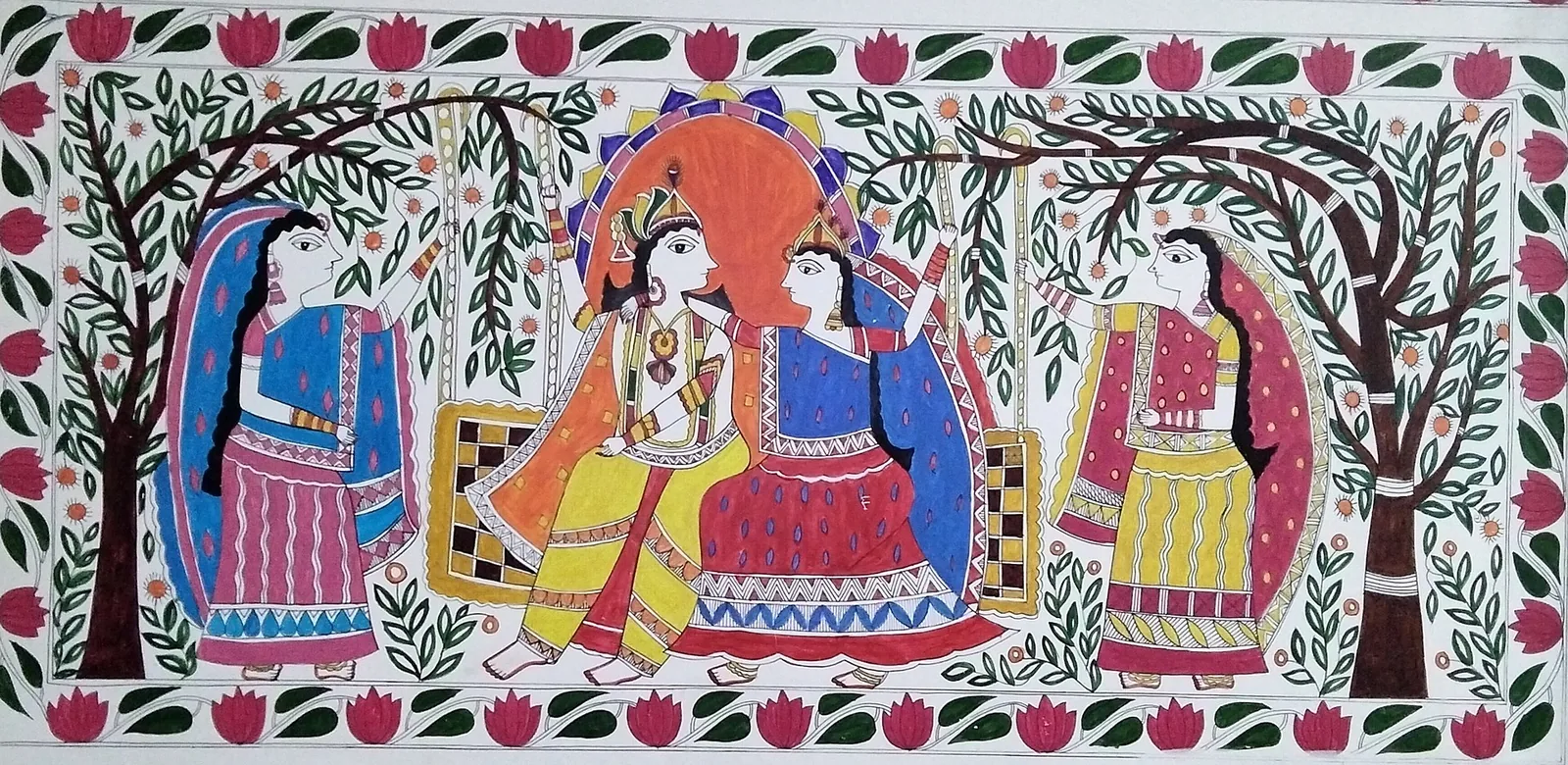 Madhubani Mithila painting — Bihar